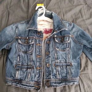 Crop jean jacket